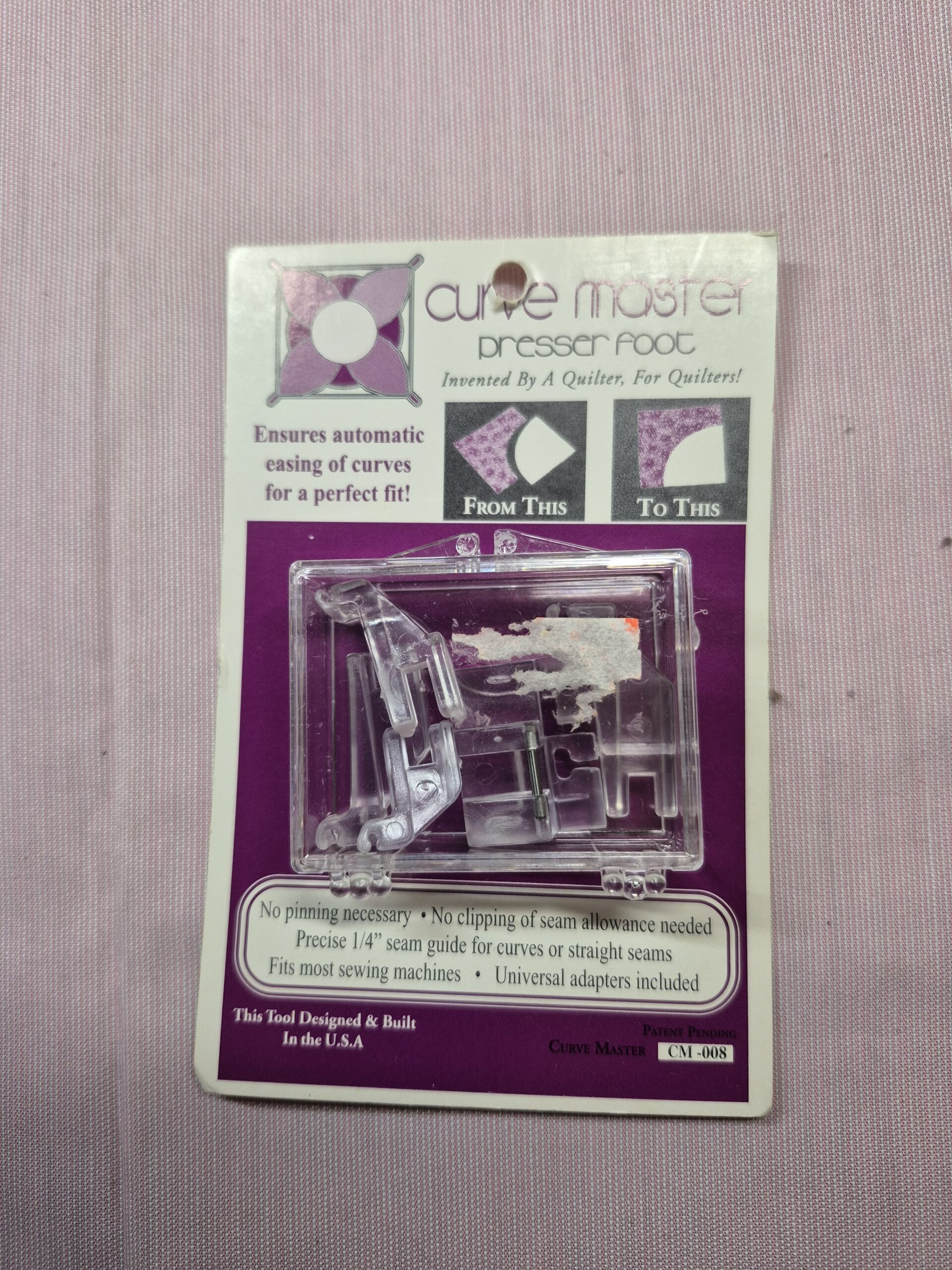 Curve Master Presser Feet Kit - CM-008