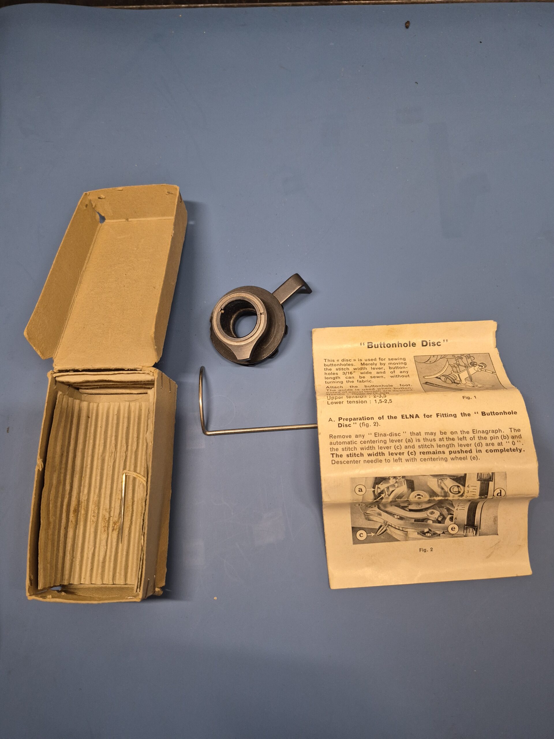 Elan Buttonhole Disk Cam with Guide Bar - Image 4