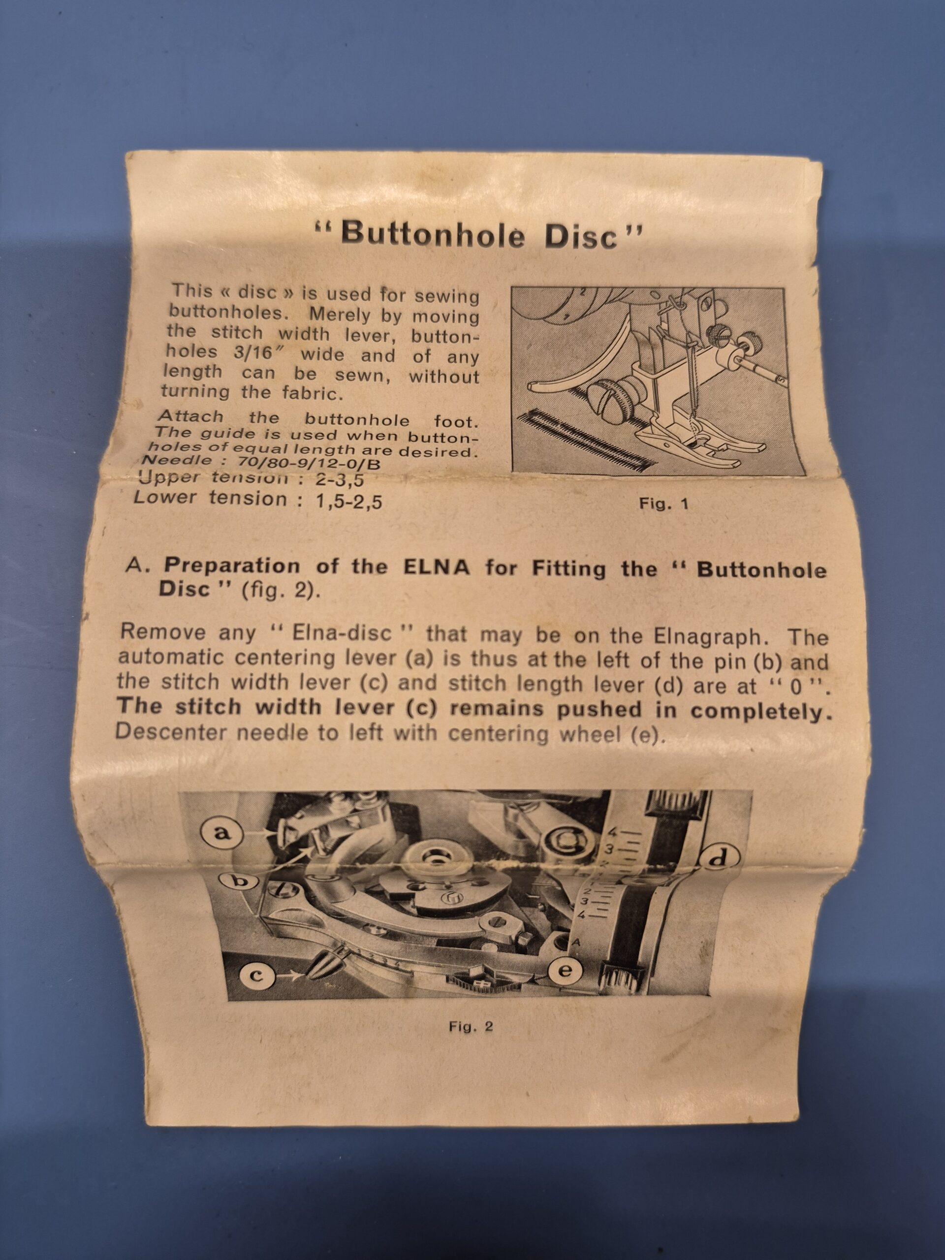 Elan Buttonhole Disk Cam with Guide Bar - Image 2
