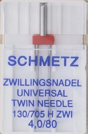 Twin Needle, Schmetz (1 pk) 40/80