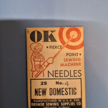 OK New Domestic No. 4 Sewing Machine Needle - 25 Pack