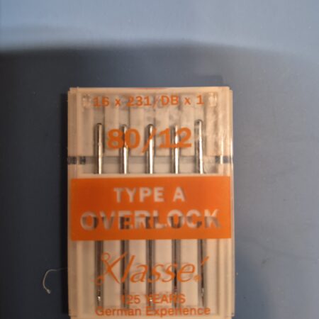 Classe 16x231 DBx1 Overlock Type A sewing machine needle - 5 pack