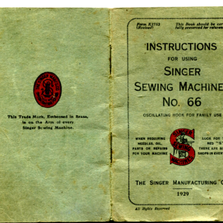 SInger Model 66 Cover