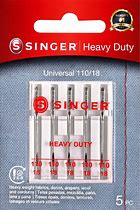 Singer 04801 Universal Heavy Duty Sewing Machine Needles
